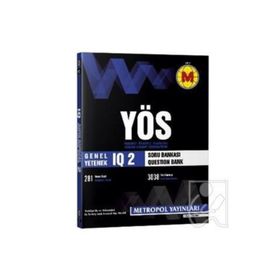 YÖS IQ Soru Bankası 2 Metropol Yayınları