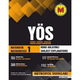 YÖS Matematik 1 Konu Anlatımlı Örnek Çözümlü - kollektif