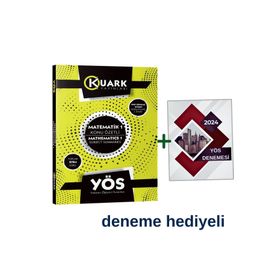 YÖS Matematik 1 Konu Özetli Soru Bankası - Kuark Yayınları