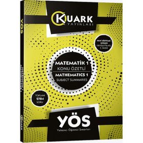 YÖS Matematik 1 Konu Özetli Soru Bankası - Kuark Yayınları