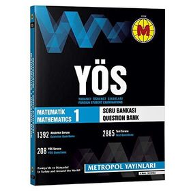 YÖS Matematik 1 Konu Özetli Soru Bankası - Metropol Yayınları Komisyon