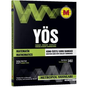 YÖS Matematik 1 Konu Özetli Soru Bankası - Metropol Yayınları Komisyon