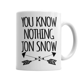 You Know Nothing Jon Snow Porselen Kupa Bardak