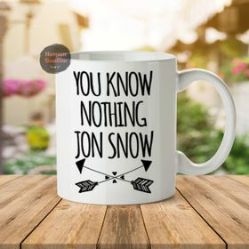 You Know Nothing Jon Snow Porselen Kupa Bardak
