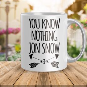 You Know Nothing Jon Snow Porselen Kupa Bardak