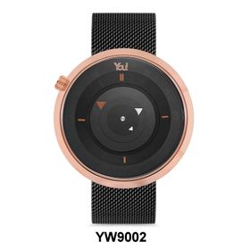 You Watch YW9002 Galaxy Rose Black Kol Saati