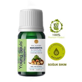 Young Souls 10 ml Aromaterapi Makademya Cevizi Bitkisel Sabit Yağ