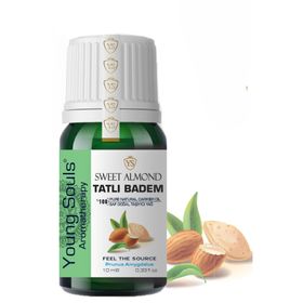 Young Souls 10 ml Aromaterapi Tatlı Badem (Bitkisel Sabit) Yağ Natural