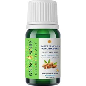Young Souls 10 ml Aromaterapi Tatlı Badem (Bitkisel Sabit) Yağ Natural
