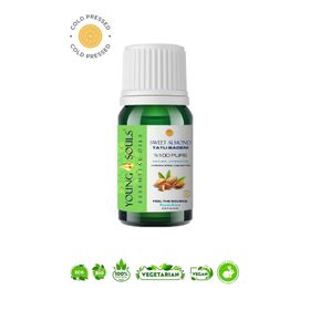 Young Souls 10 ml Aromaterapi Tatlı Badem (Bitkisel Sabit) Yağ Natural