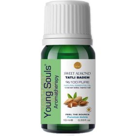 Young Souls 10 ml Aromaterapi Tatlı Badem (Bitkisel Sabit) Yağ Natural