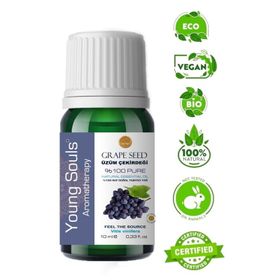 Young Souls 10 ml Aromaterapi Üzüm Çekirdeği (Bitkisel Sabit) Yağ