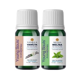 Young Souls 10 ml Aromaterapi Vanilya Uçucu Yağ + 10 ml Melisa Uçucu Yağ