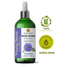 Young Souls 100 ml Aromaterapi Keten Tohumu (Bitkisel Sabit) Yağ