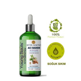 Young Souls 50 ml Aromaterapi Acı Badem (Bitkisel Sabit) Yağ Natural