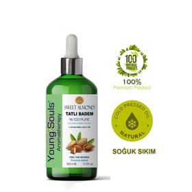 Young Souls 50 ml Aromaterapi Tatlı Badem (Bitkisel Sabit) Yağ Natural