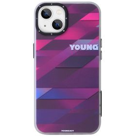 YoungKit Cl003 iPhone 13 Mor Sert Silikon Kılıf