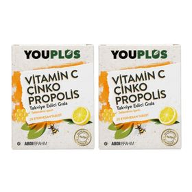 YouPlus C Vitamini Çinko Propolis 20 Efervesan Tablet