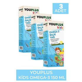 YouPlus Kids Omega 3 150 ml Balık Yağı