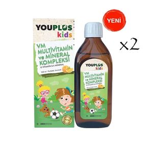 YouPlus Kids VM Multivitamin Mineral 150 ml Şurup