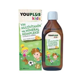 YouPlus Kids VM Multivitamin Mineral Kompleksi 150 ml Şurup