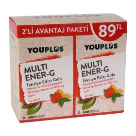 YouPlus Multi Ener-G Vitamin Mineral Kompleksi 2x30 Tablet