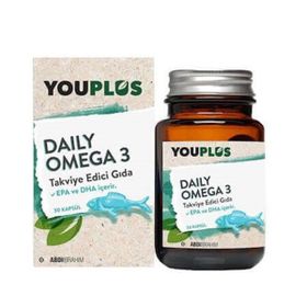YouPlus Omega 3 2x30 Kapsül Balık Yağı