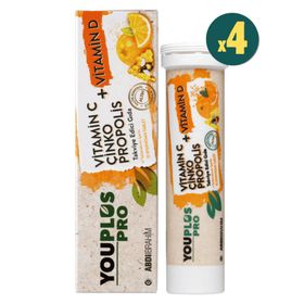 YouPlus Pro Vitamin C D Çinko Propolis 4x15 Efervesan Tablet