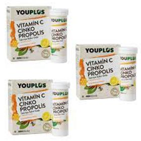 YouPlus Vitamin C Çinko Propolis 20 Efervesan Tablet