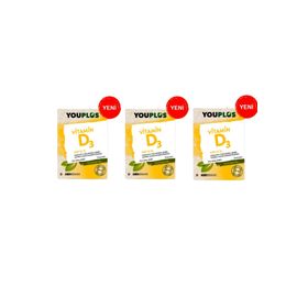 YouPlus Vitamin D3 400 IU 3x20 ml Sprey