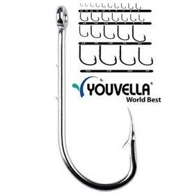 Youvella 10’lu Paket Nikel 1466 Delikli Tırnaklı Papağan Olta İğnesi