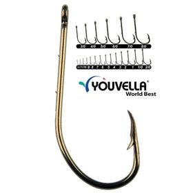 Youvella 1366 No:8/0 100'lü Kore Olta İğnesi