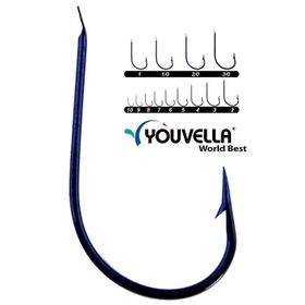 Youvella 1396 No:2/0 100'lü Kore Olta İğnesi