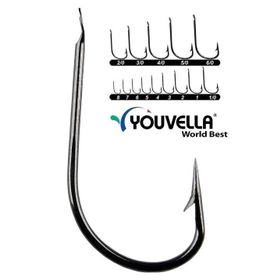 Youvella 1403 No:1 0 Siyah 100'lü Olta İğnesi
