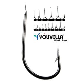 Youvella 1403 No:2 0 Siyah 100'lü Olta İğnesi