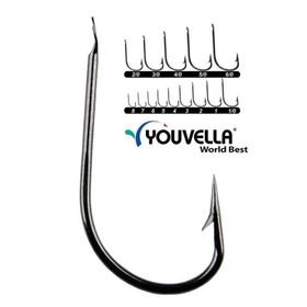 Youvella 1403 No:2 0 Siyah 100'lü Olta İğnesi