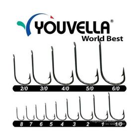 Youvella 1403 No:2 0 Siyah 100'lü Olta İğnesi