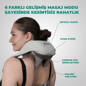 Youx Magic İnsan Eli Hisli Ovmalı Isıtmalı Masaj Aleti