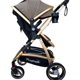 Yoyko City Seyahat Sistem 3 İn 1 Coffee Rose Bebek Arabası
