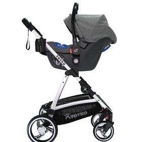 Yoyko City Seyahat Sistem 3 İn 1 Gri Silver Bebek Arabası
