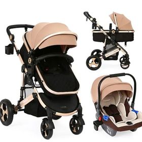 Yoyko Ultimate Travel Sistem 3 in 1 Coffee Rose Bebek Arabası