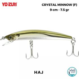 Yozuri Crystal Minnow F 1123 HAJ 9 cm 7.5 gr Sahte Balık