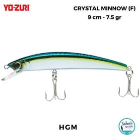 Yozuri Crystal Minnow F 1123 HGM 9 cm 7.5 gr Sahte Balık