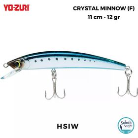 Yozuri Crystal Minnow F 1124 HSIW 11 cm 12 gr Sahte Balık