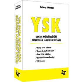 YSK Seçim Müdürlüğü Sınavına Hazırlık Kitabı - Kutluay Kararlı