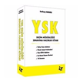 YSK Seçim Müdürlüğü Sınavına Hazırlık Kitabı - Kutluay Kararlı