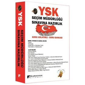 YSK Seçim Müdürlüğü Sınavına Hazırlık Konu Anlatımlı Soru Bankası