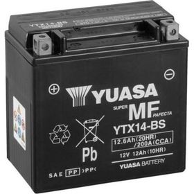 Yuasa Kawasaki ZZ-12R ZXT20B 00-05 YTX14-BS Akü