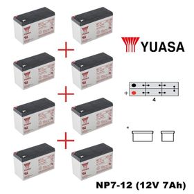 Yuasa NP 12V 7 Ah F1 İnce Bakımsız Kuru Akü