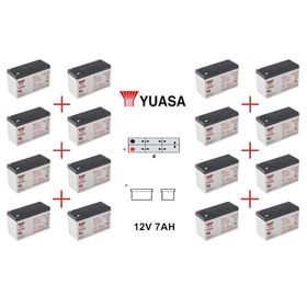 Yuasa NP 12V 7 Ah F1 İnce Bakımsız Kuru Akü
